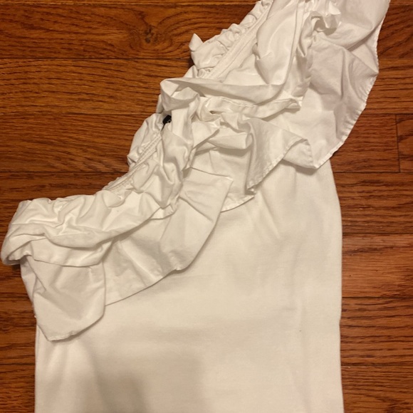 One Shoulder Ruffle Bodysuit - Picture 2 of 4